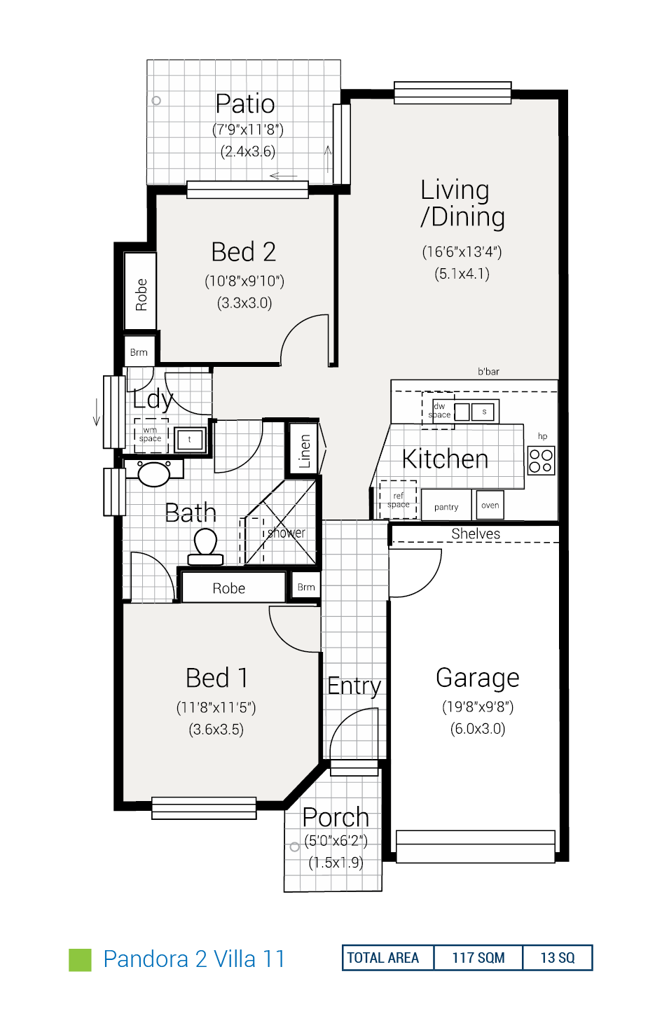 Generic Floorplan - Elm Garden - September 2018