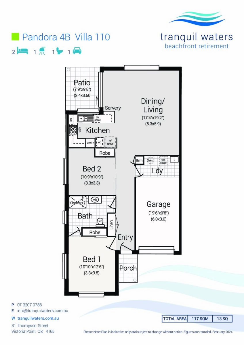 Generic Floorplan - Elm Garden - September 2018